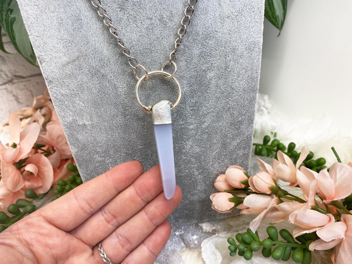 Spike-Blue-Chalcedony-Necklace