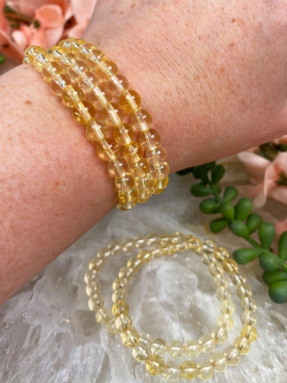 Stretch-Natural-Citrine-BRacelet