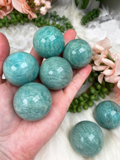 Teal-Amazonite-Spheres