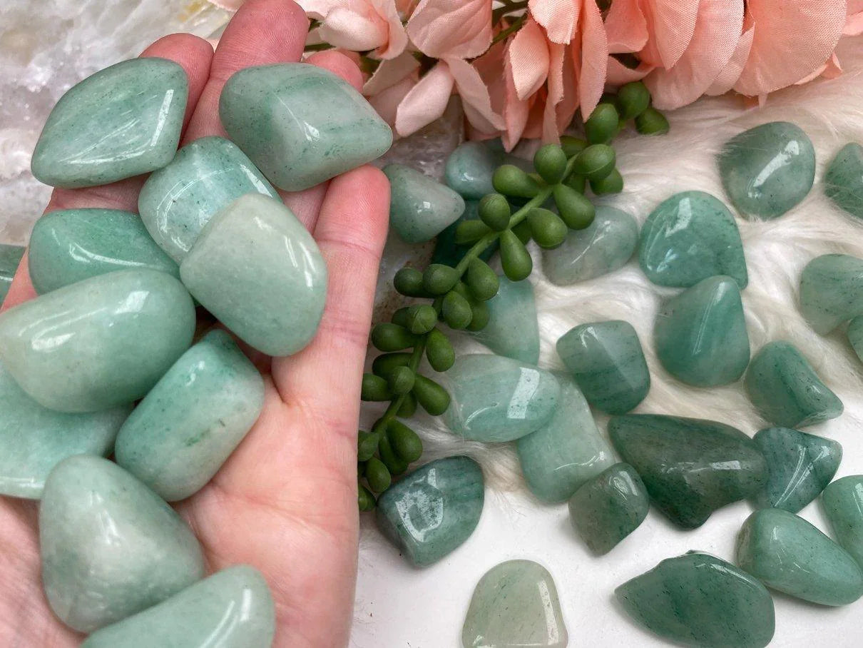 Tumbled Teal-Green-Aventurine-Crystal