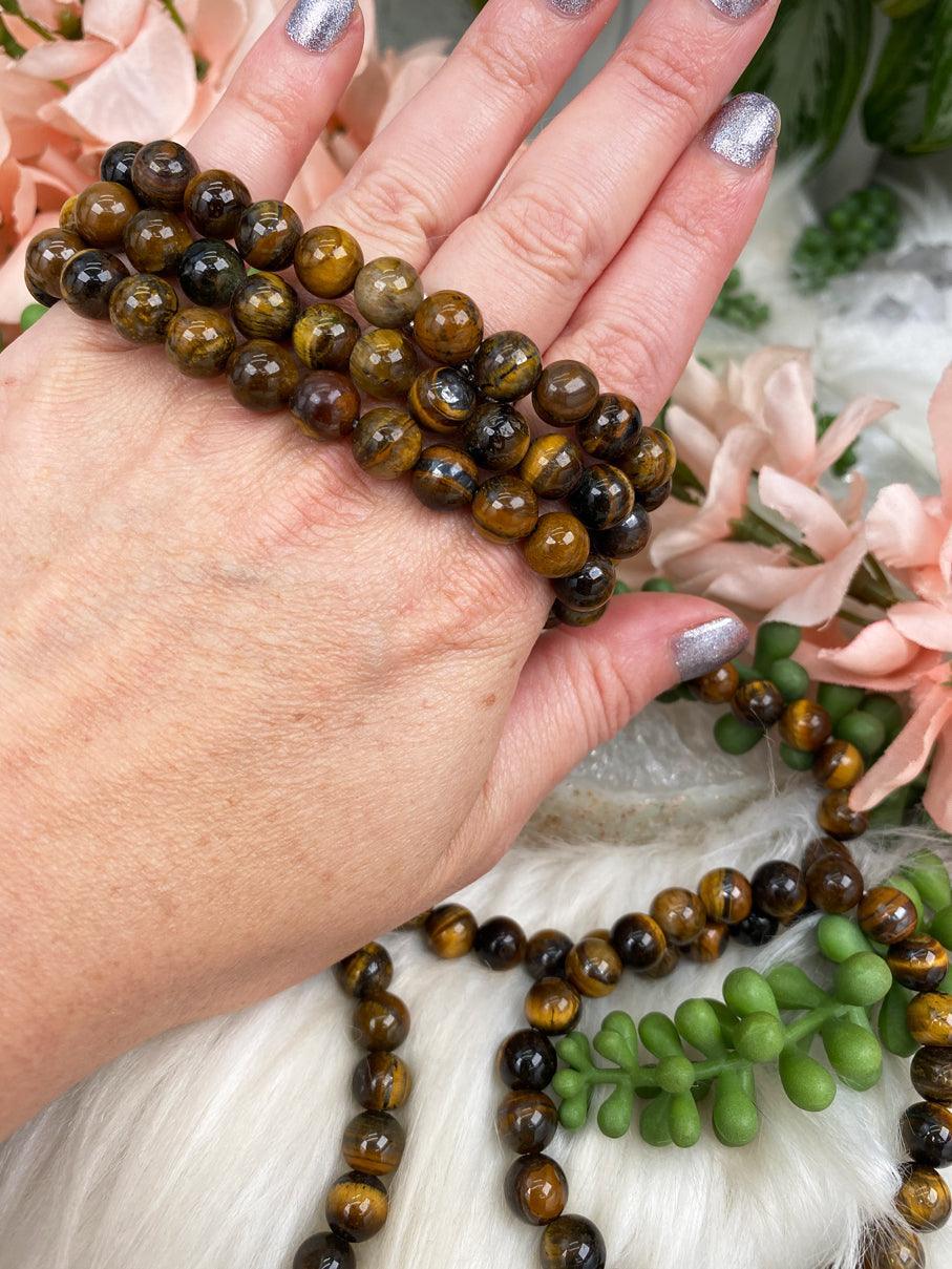 Tiger-Eye-Beaded-Bracelets