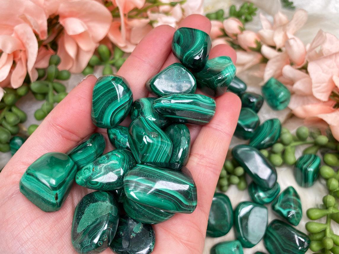 Tumbled-Malachite