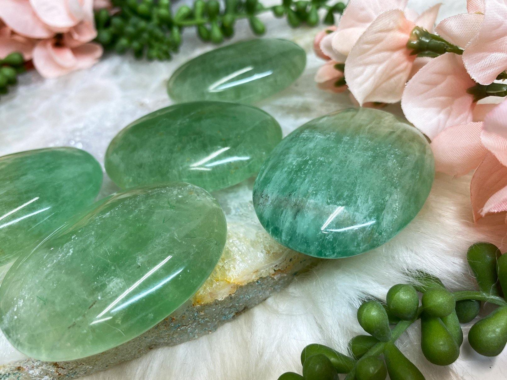 UV-Reactive-Green-Fluorite-Palm-Stones-from-Madagascar