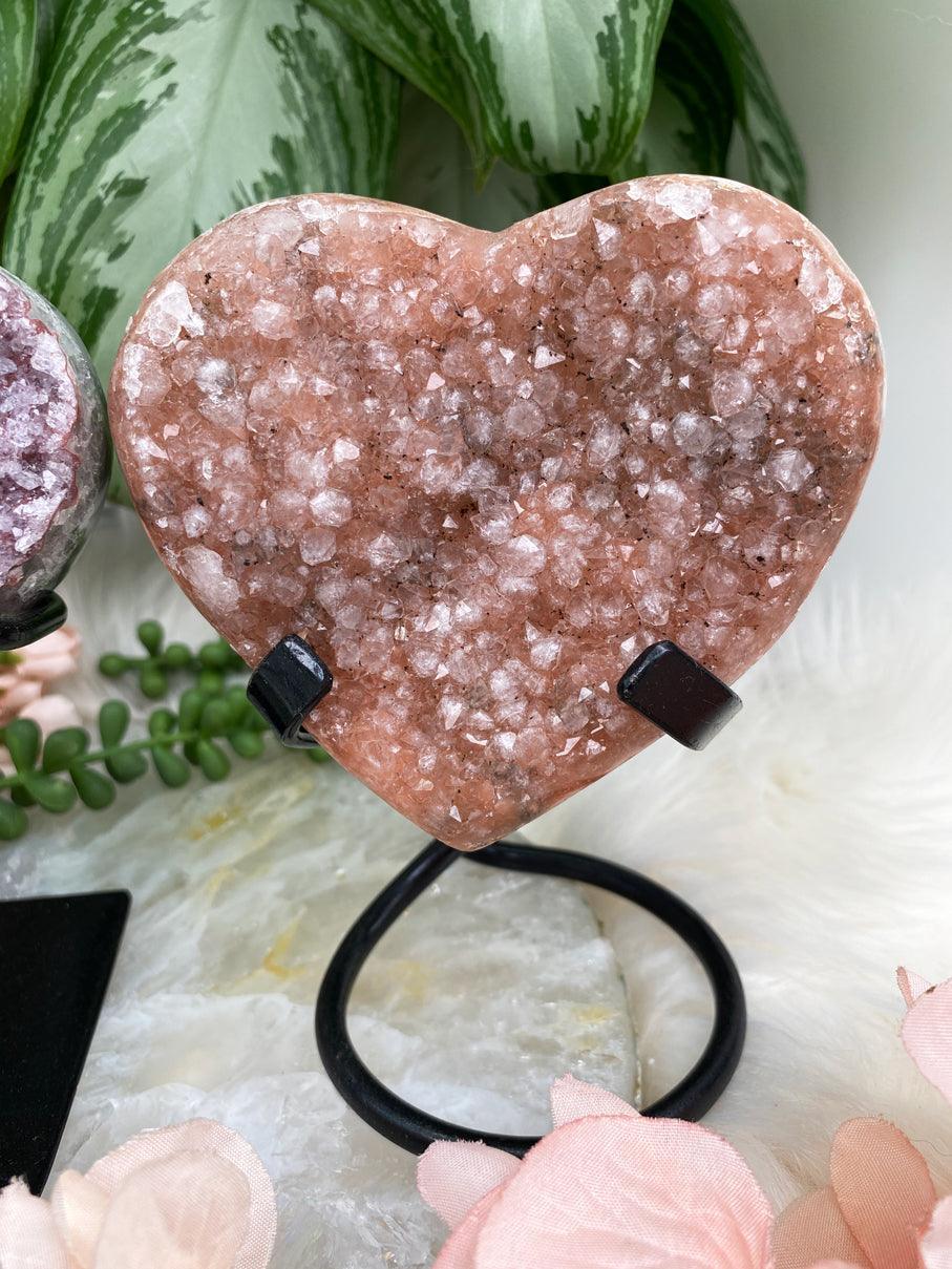 Uruguayan-Pink-Amethyst-Heart