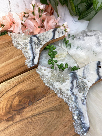 White-Gray-Resin-Quartz-Cheese-Board-for-Sale