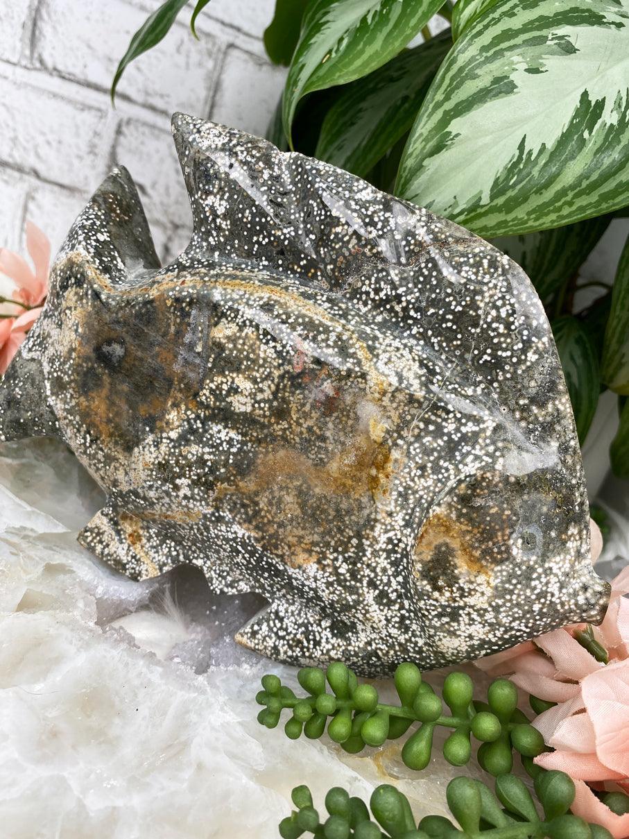 Yellow-Green-Ocean-Jasper-Fish-Crystal