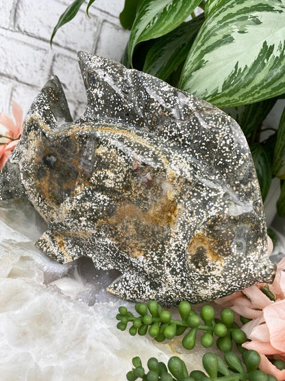 Yellow-Green-Ocean-Jasper-Fish-Crystal