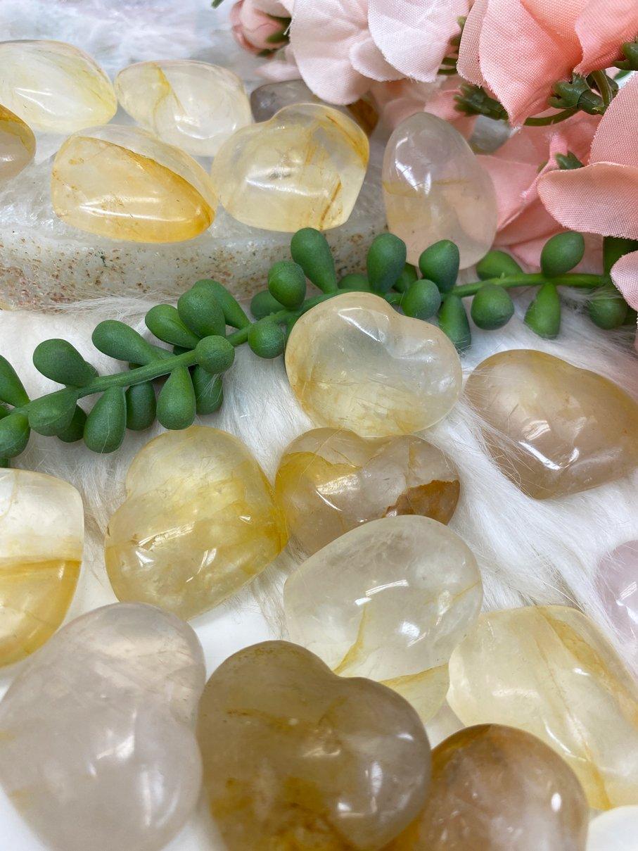 Yellow-Iron-Included-Quartz-Heart-Crystals