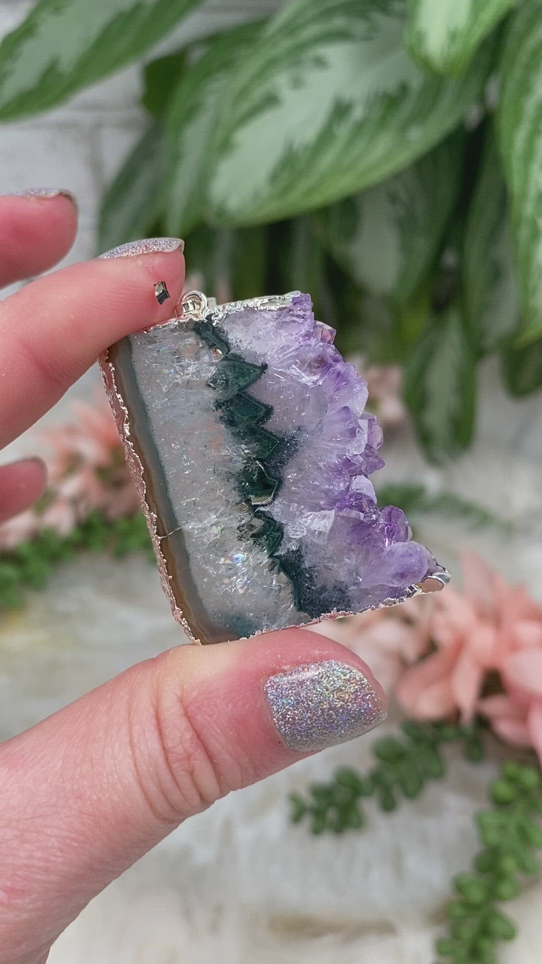 Rectangle-Amethyst-Agate-Pendants