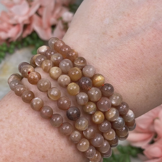 Moonstone-Sunstone-Bracelets