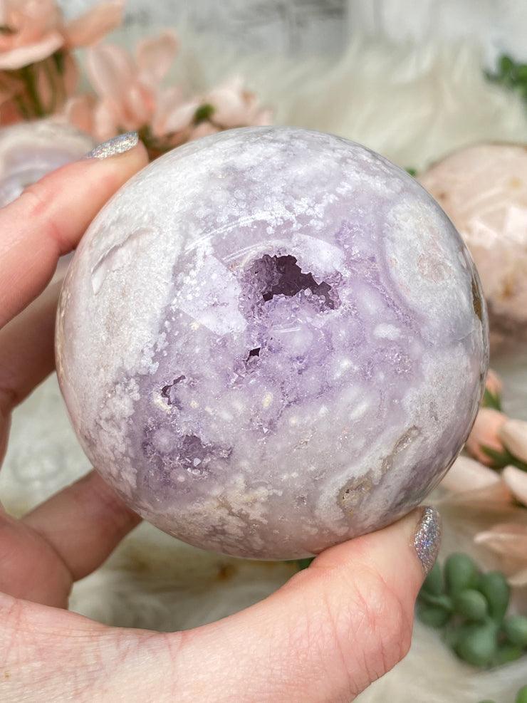 amethyst-flower-agate-sphere