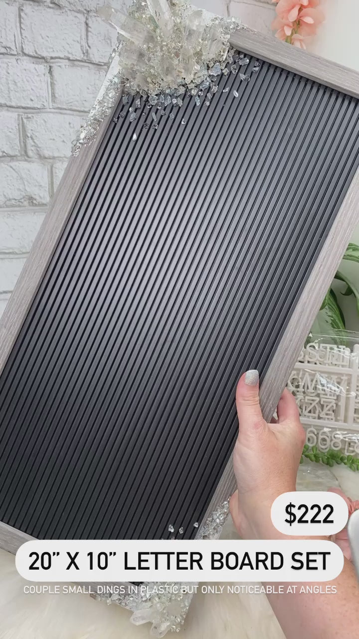 Crystal-Letter-Board-Close-Up-Corner-Video