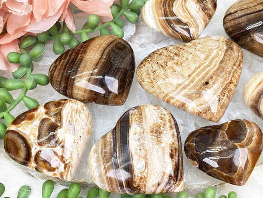 brown-aragonite-heart-crystals