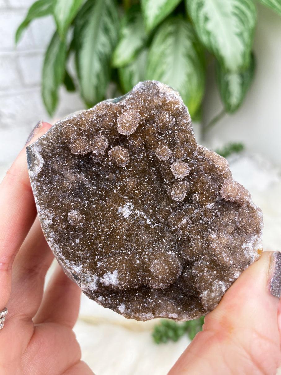 brown-chalcedony-crystal-cluster