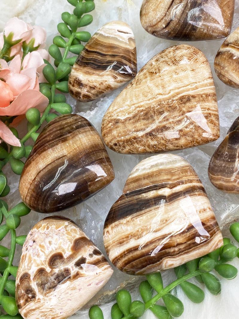 brown-tan-calcite-hearts