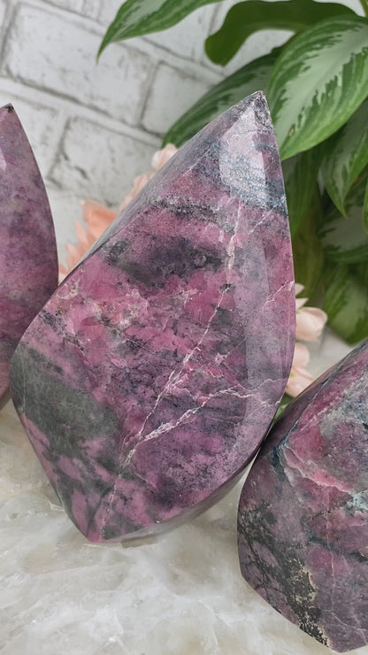 Kyanite-Brazil-Rhodonite-Flames for sale