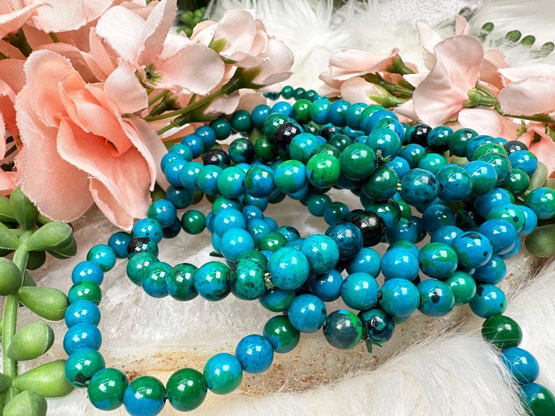    chrysocolla-beaded-bracelets