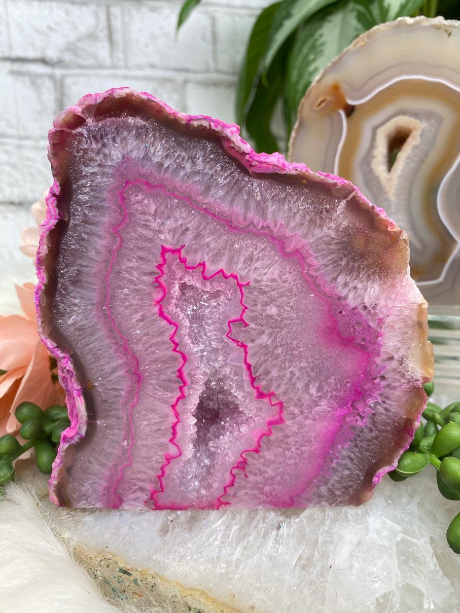 dyed-pink-quartz-geode