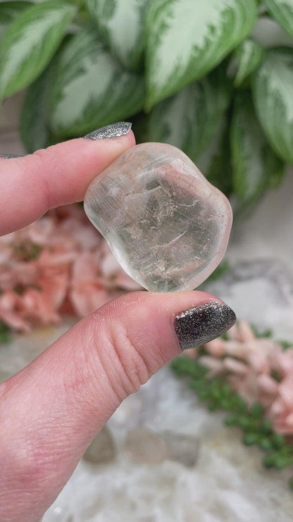 Black-Silver-Rutile-Quartz-Tumble-Crystals-Video