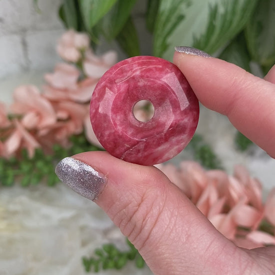 Pink-Thulite-Donut-Pendants-Video