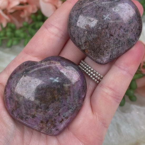 Indian-Star-Ruby-Heart-Crystals-Video