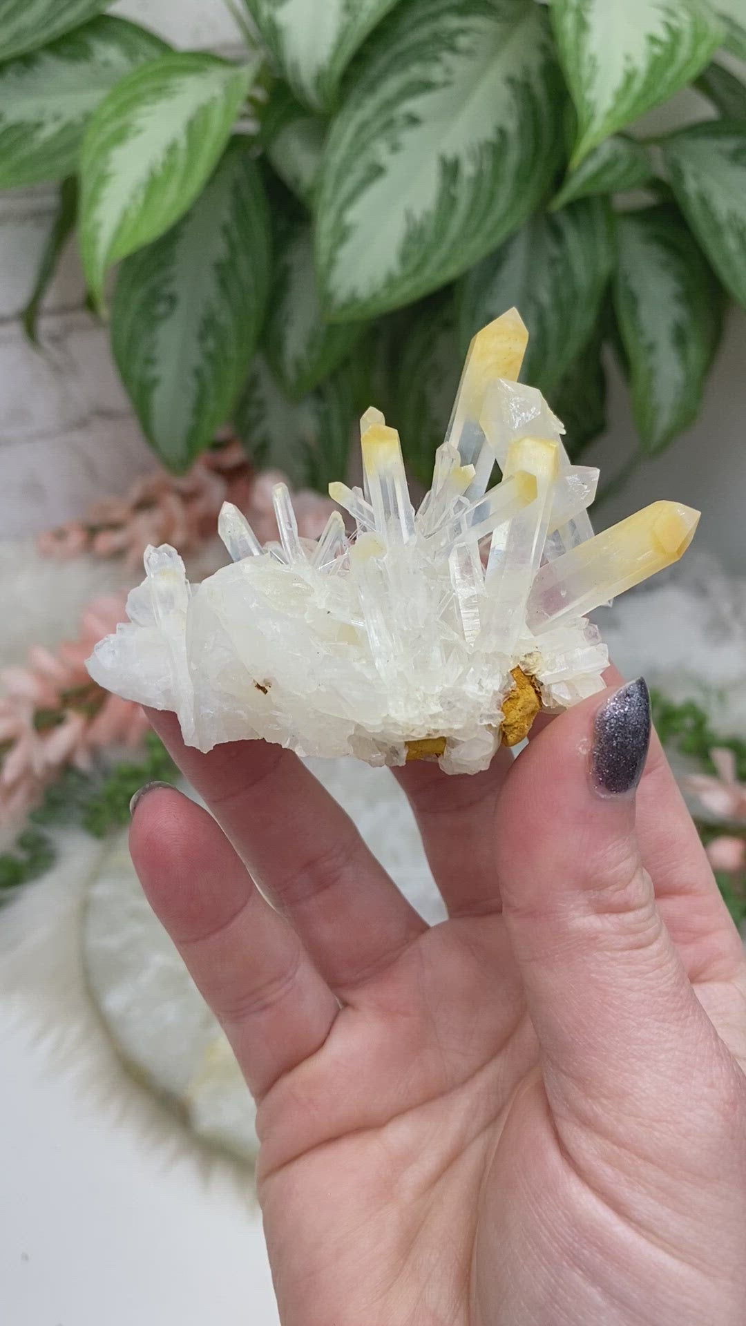 Colombia-Mango-Quartz-Crystal-Clusters-Video