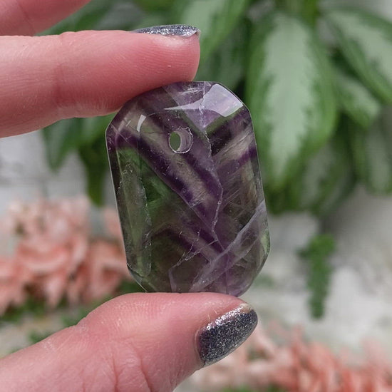 Colorful-Fluorite-Pendant for sale