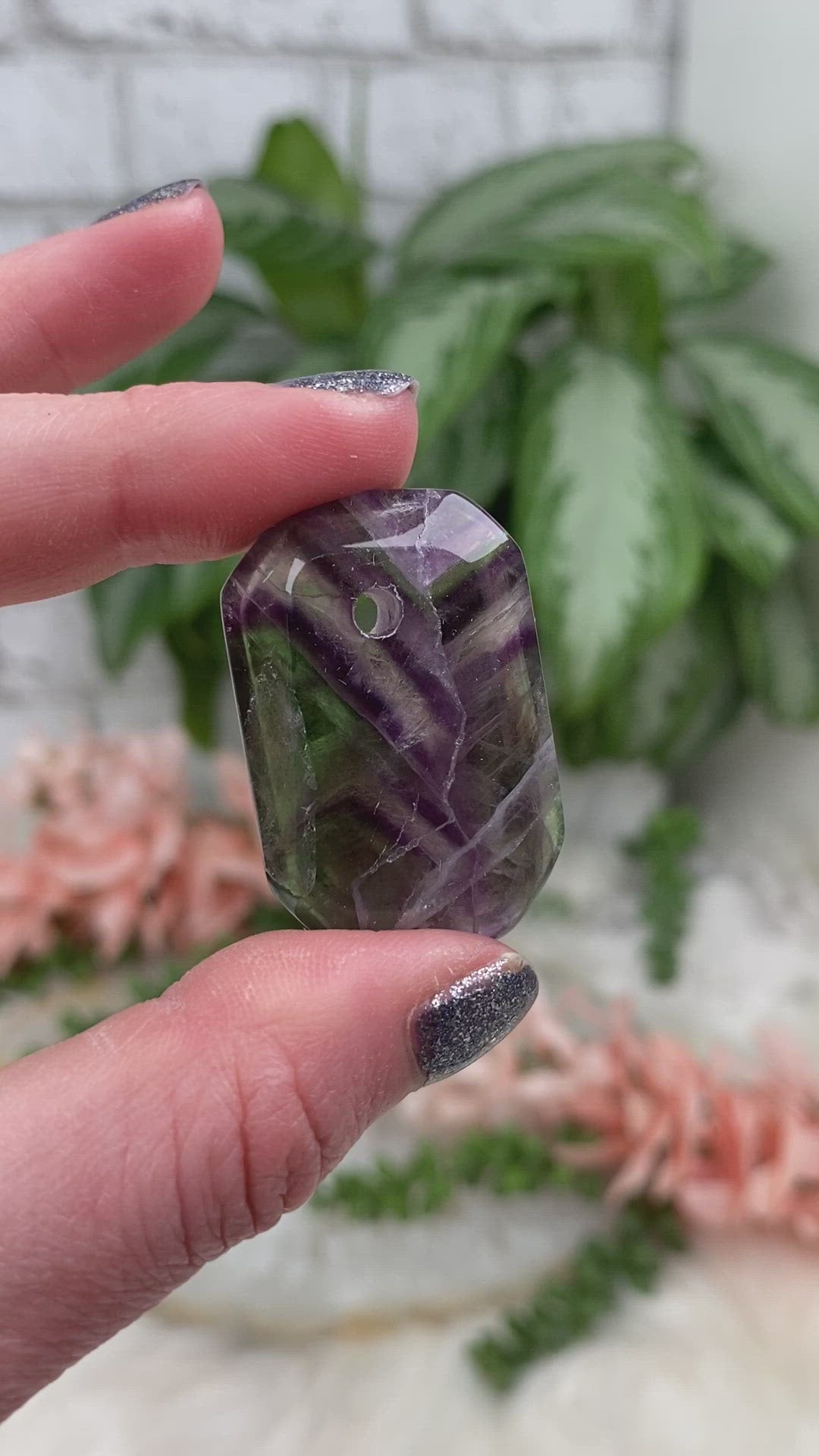 Colorful-Fluorite-Pendant for sale