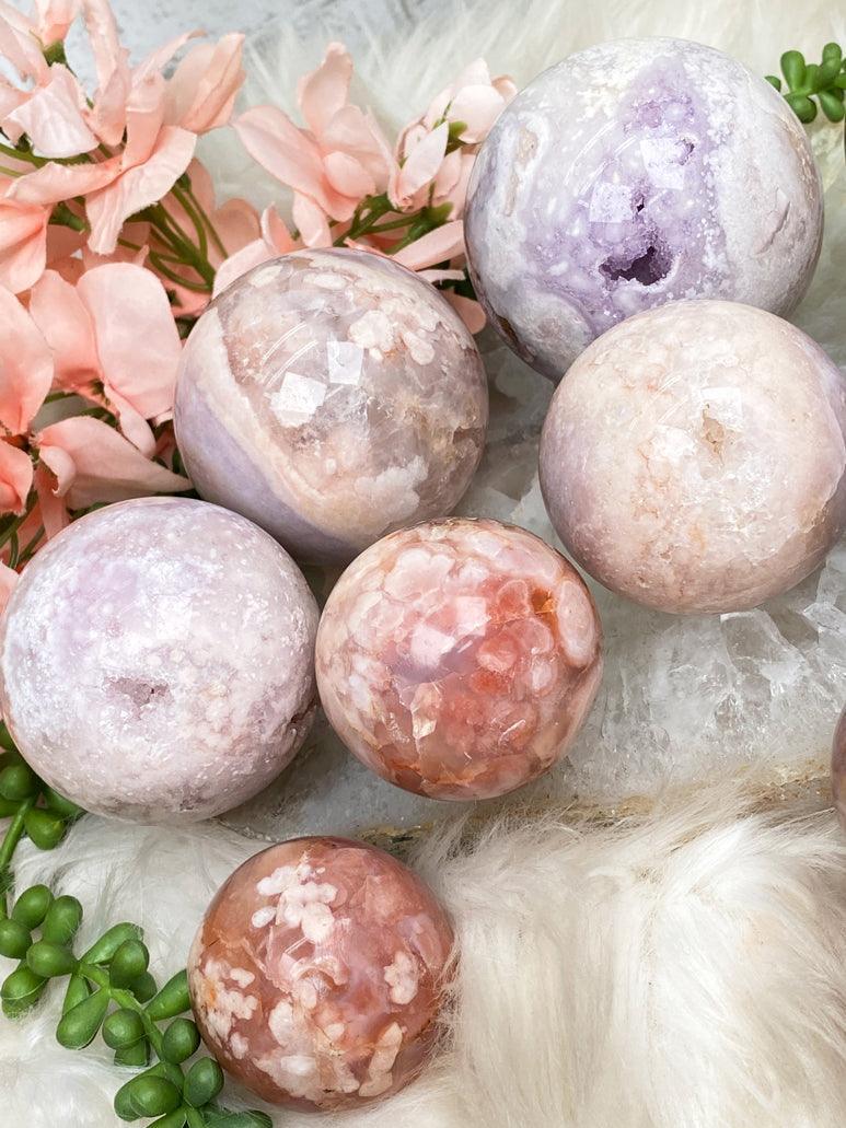 flower-agate-spheres-for-sale