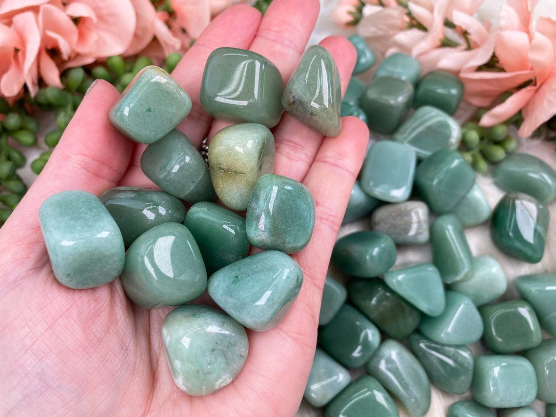Tumbled Green Aventurine