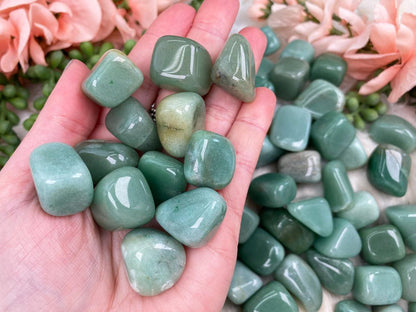 Tumbled Green Aventurine