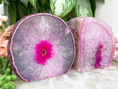 hot-pink-agate-quartz-candle-holders