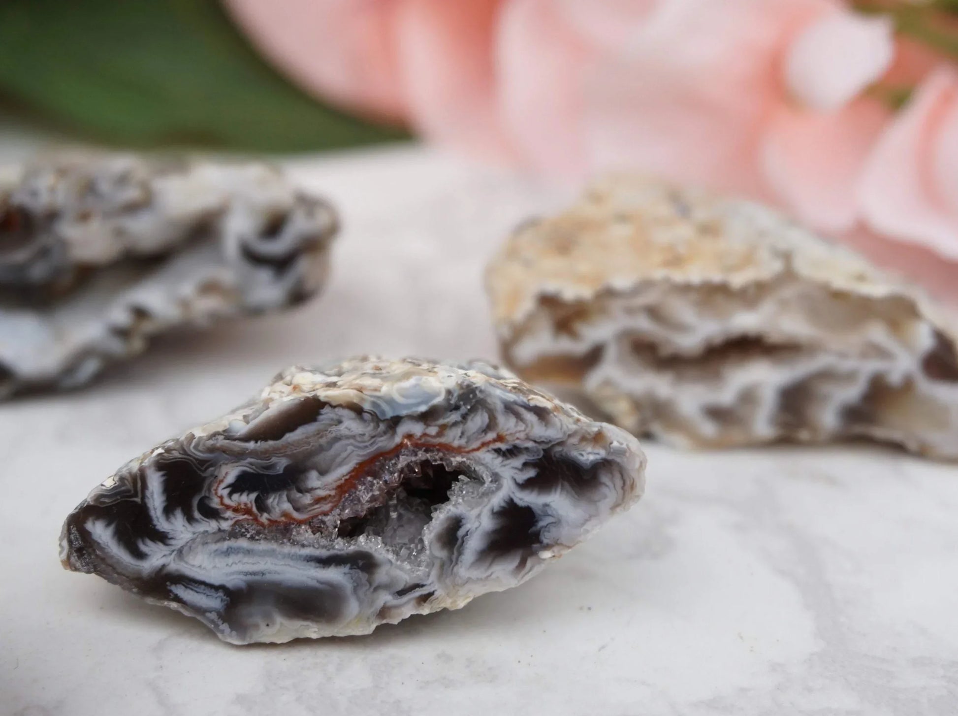 Occo Quartz Geode. Close-up