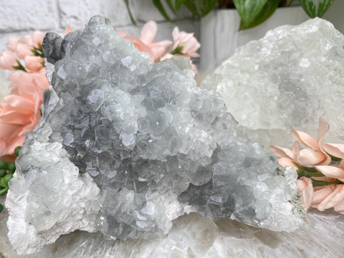 light-green-gray-fluorite-clusters
