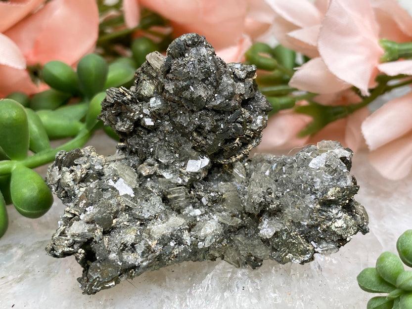 marcasite-barite-cluster
