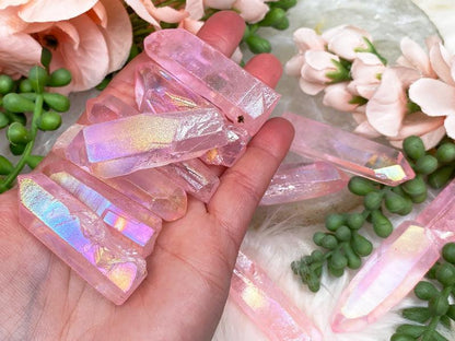 pink-aura-quartz-points