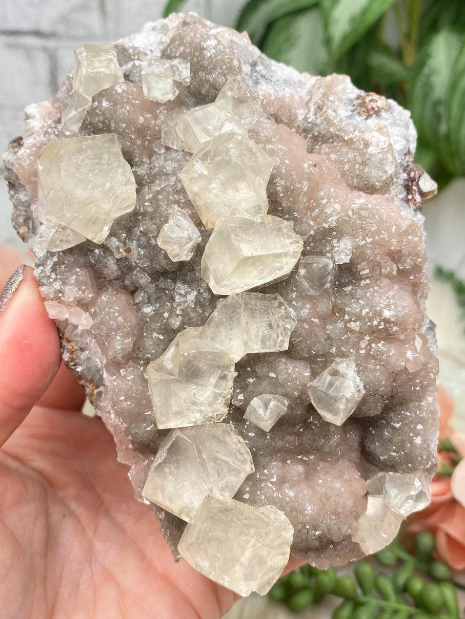 pink-datolite-gray-calcite-twin-calcite
