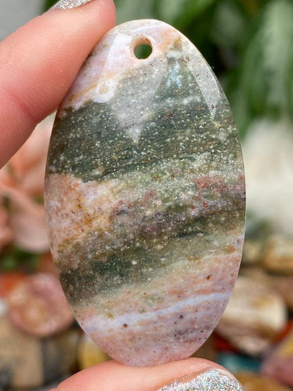 pink-green-ocean-jasper-pendant