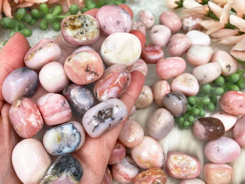    pink-opal-tumbles