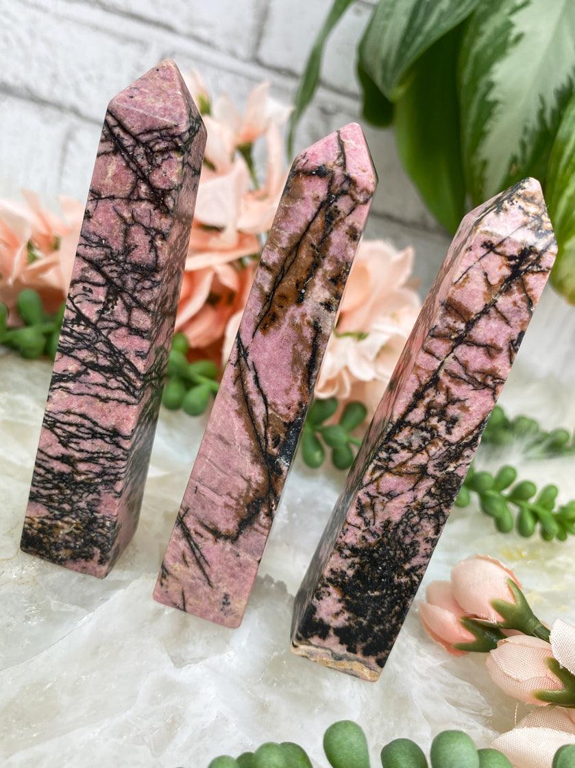 pink-rhodonite-obelisk-points