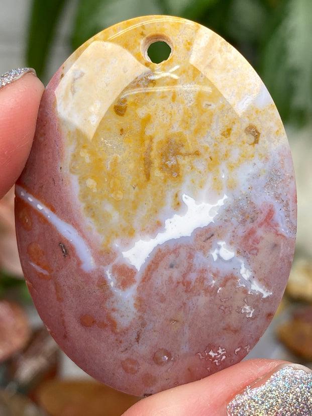 pink-yellow-ocean-jasper-pendant
