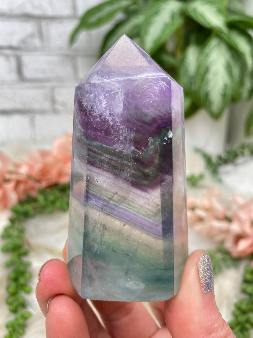 purple-green-banded-fluorite-point
