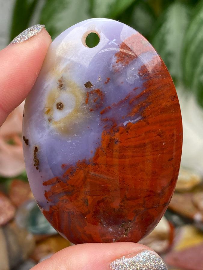 purple-red-jasper-pendant