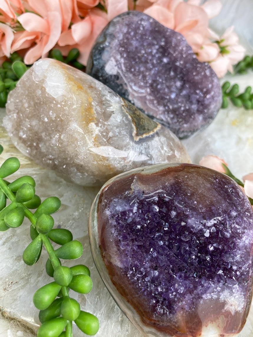 purple-yellow-amethyst-clusters