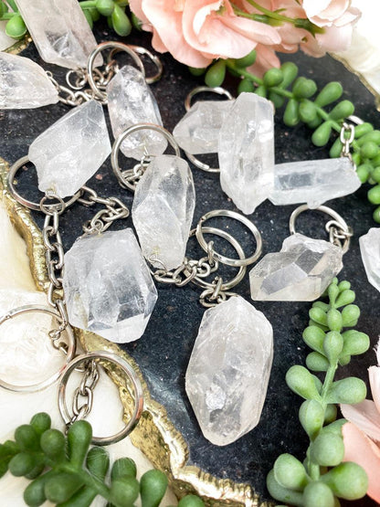 quartz-point-keychains