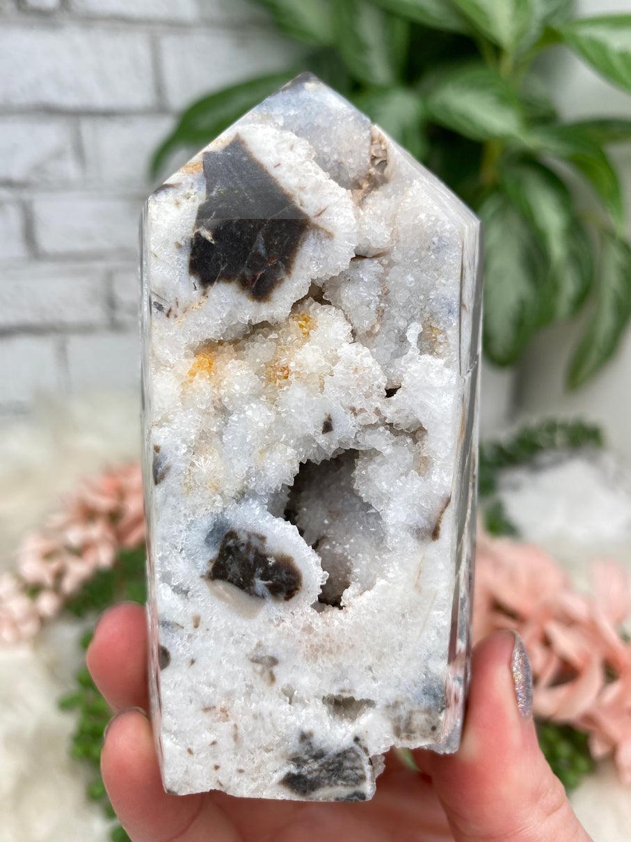 quartz-sphalerite-point