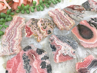 rhodochrosite-slices