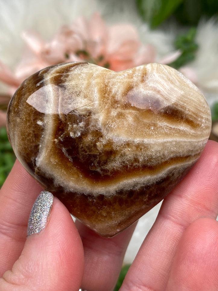 root-beer-calcite-heart