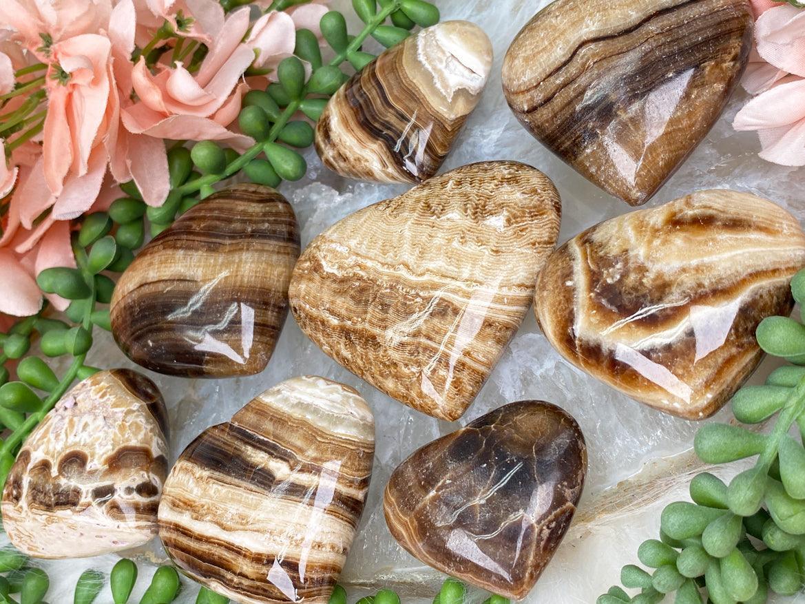 root-beer-calcite-hearts-for-sale