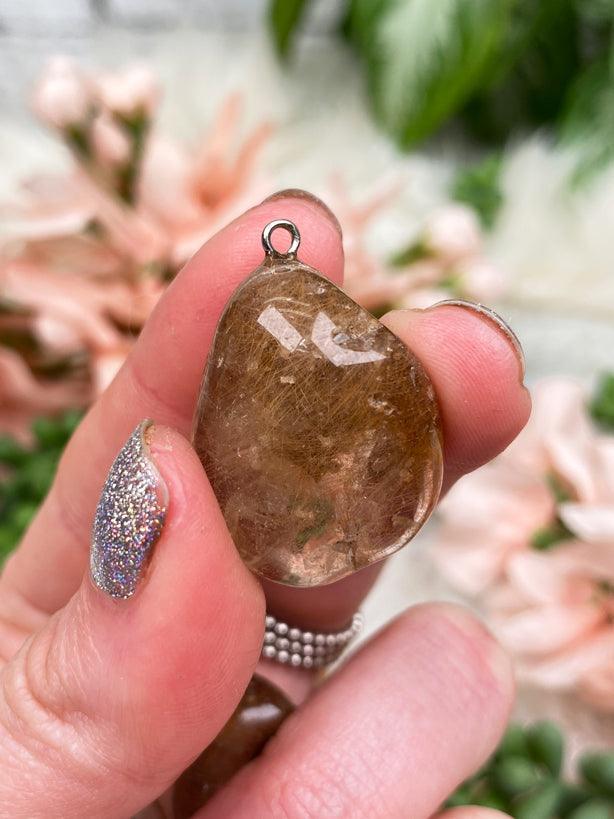 rutile-quartz-pendant